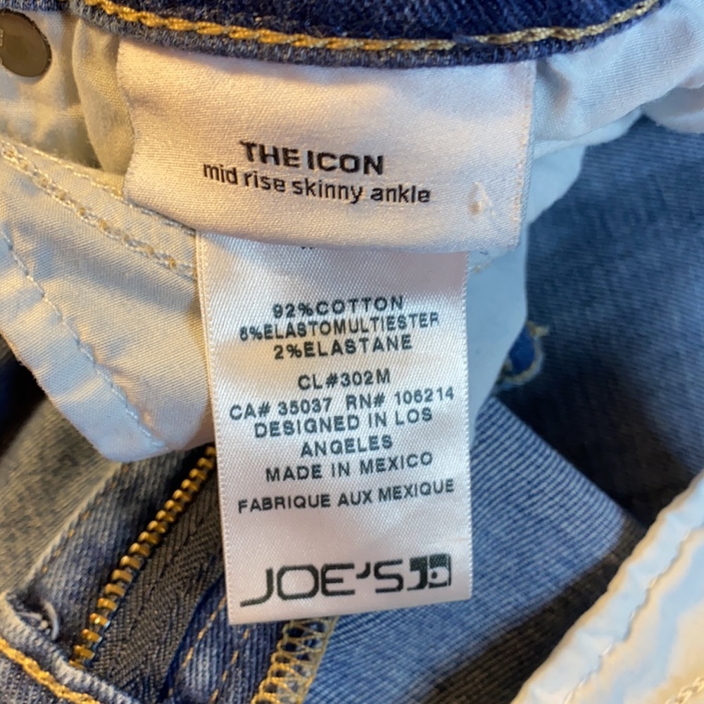 Joe’s the Icon mid rise skinny jeans - Picture 6 of 7